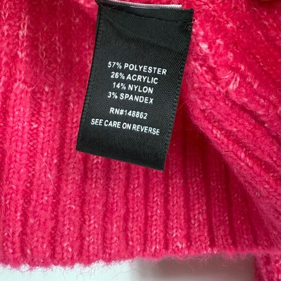 NWT Torrid Pink Vegan Cashmere Crop Cardigan Sweater‎ Size 2X - Picture 8 of 11